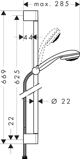 HANSGROHE CROMETTA DUŞ SETI VARIO