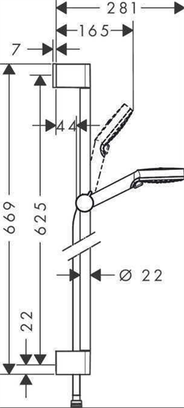 HANSGROHE CROMETTA DUS SETI VARIO