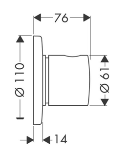 HANSGROHE UNIVERSAL ANKASTRE ACMA KAPAMA YONLENDIRME VALF S TRIO/QUATTRO