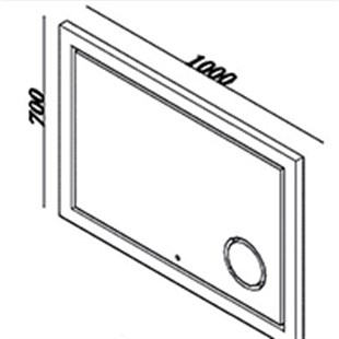 LİNE ART İCON1010 BANYO AYNASI
