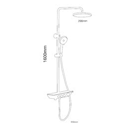 Paluci Akıllı Select Chrome Smart Duş Sistemi