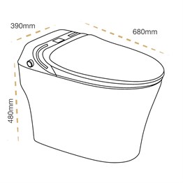 Paluci Akıllı Zemin Klozet