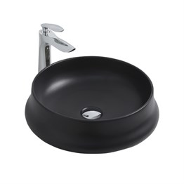 Paluci Amarog Black Yuvarlak Lavabo