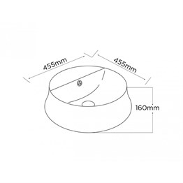 Paluci Amarog Plus White Yuvarlak Lavabo