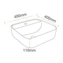 Paluci Anka Dark Vizon Small Çanak Lavabo