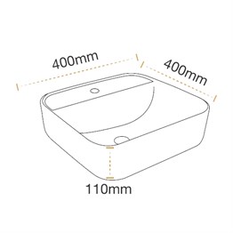 Paluci Anka Matt Black Small Çanak Lavabo