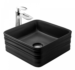Paluci Arte Black Kare Lavabo