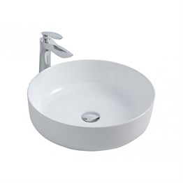 Paluci Azra White Yuvarlak Lavabo