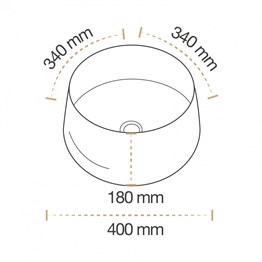 Paluci Babil Bakır Çanak Lavabo