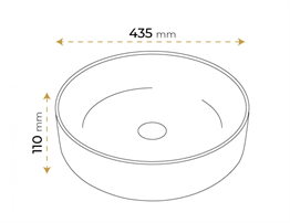 Paluci Calvin Black Çanak Lavabo