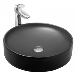 Paluci Calvin Matt Black Çanak Lavabo