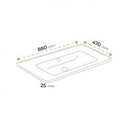 Paluci Carla White Etajerli Lavabo 090