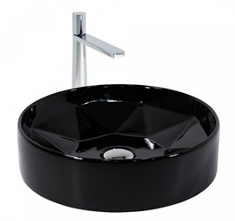 Paluci Diamond Black Çanak Lavabo