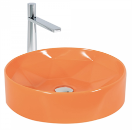 Paluci Diamond Matt Orange Çanak Lavabo