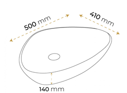 Paluci Doğa Multi White Çanak Lavabo