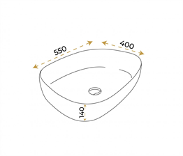 Paluci Duru Alexandra Black Lavabo