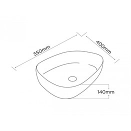 Paluci Duru Matt White Lavabo