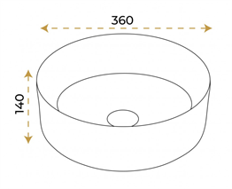 Paluci Helen White Gray Lavabo
