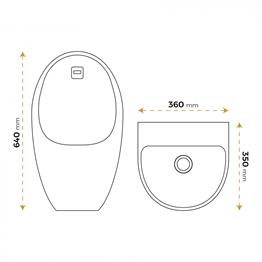 Paluci İmola White Pisuvar