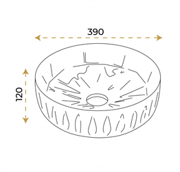 Paluci İstanbul Gold Lavabo