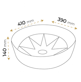 Paluci İstanbul White Lavabo