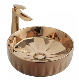 Paluci İzmir Rose Gold Lavabo