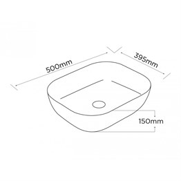 Paluci Jasmine Rose Gold Lavabo