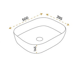Paluci Jasmine Silver Lavabo