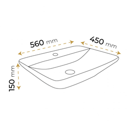 Paluci Julia White Lavabo