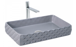 Paluci Leonardo Plus Gray Dikdörtgen Lavabo