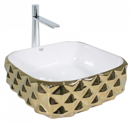 Paluci Leonardo White Gold Lavabo