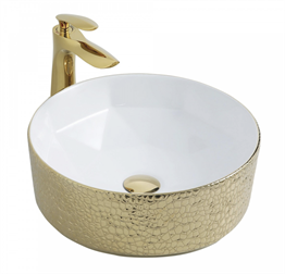 Paluci Melissa Leopar Gold Lavabo