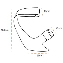 Paluci Milano Chrome Lavabo Bataryası