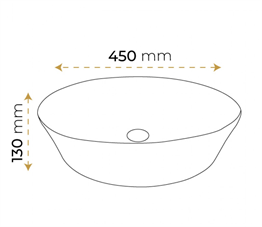 Paluci Milena White Lavabo