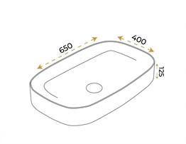 Paluci Rachel Black Lavabo