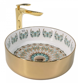 Paluci Roza White Gold Lavabo