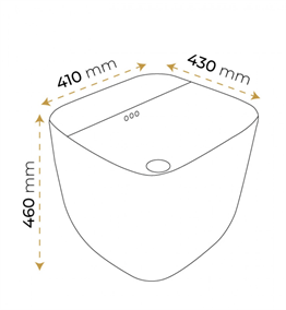 Paluci Ruby White Monoblock Lavabo