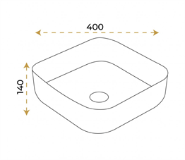Paluci Silva Gold Lavabo