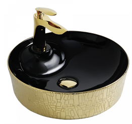Paluci Tesla Black Gold Lavabo