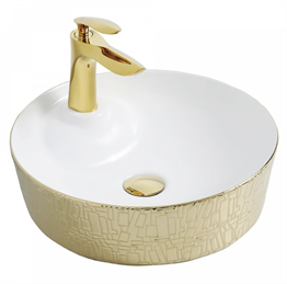 Paluci Tesla White Gold Lavabo