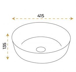 Paluci Twist Silver Lavabo