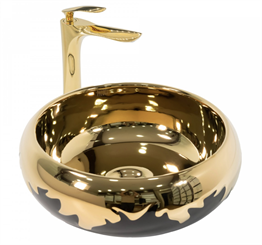 Paluci Zeno Black Gold Lavabo