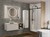 ROYAL CIRCLE 120L Sol Hazneli Banyo Dolabı Takımı