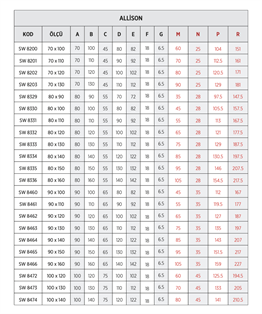 SHOWER ALLISON OVAL FLAT DUŞ TEKNESİ