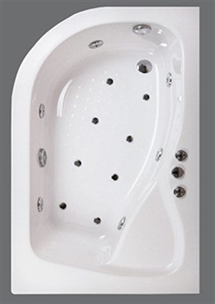 SHOWER FERİSYA ASİMETRİK OVAL KÜVET