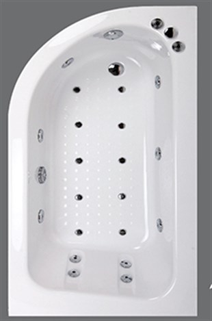 SHOWER HESTIA ASİMETRİK OTURMALI MİNİ KÜVET