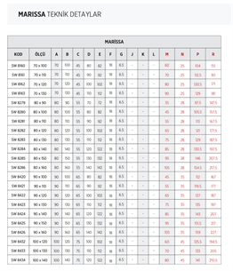 SHOWER MARISSA ASİMETRİK DUŞ TEKNESİ