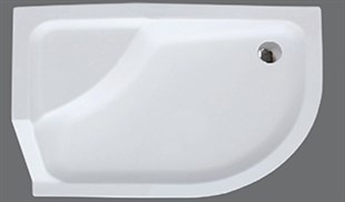 SHOWER PUNO ASİMETRİK OTURAKLI DUŞ TEKNESİ