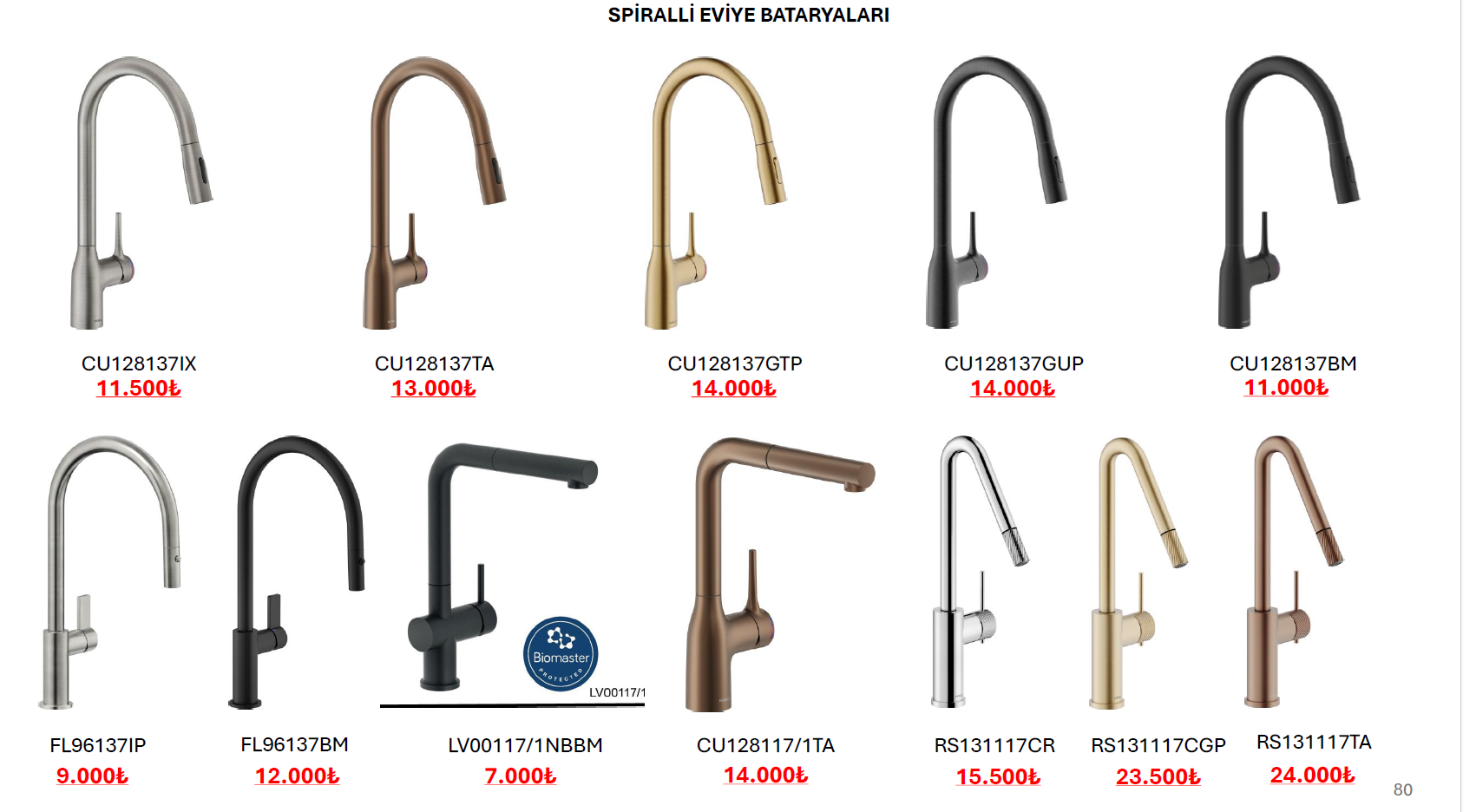 SPİRALLİ EVİYE BATARYALARI