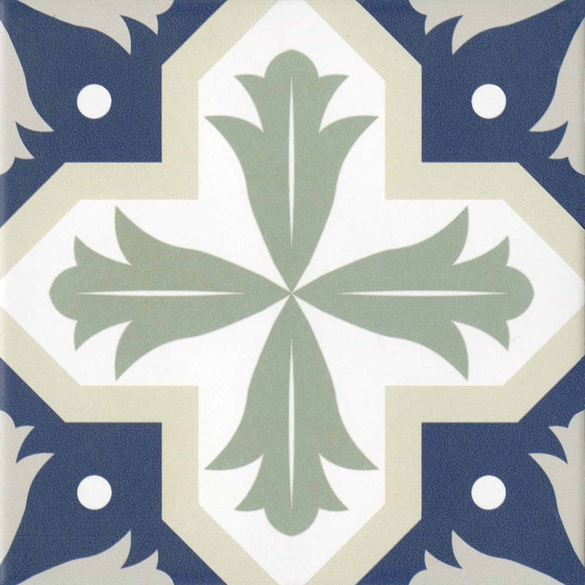 20x20 ORION-SARI/YESIL CINI DEKOR MAT